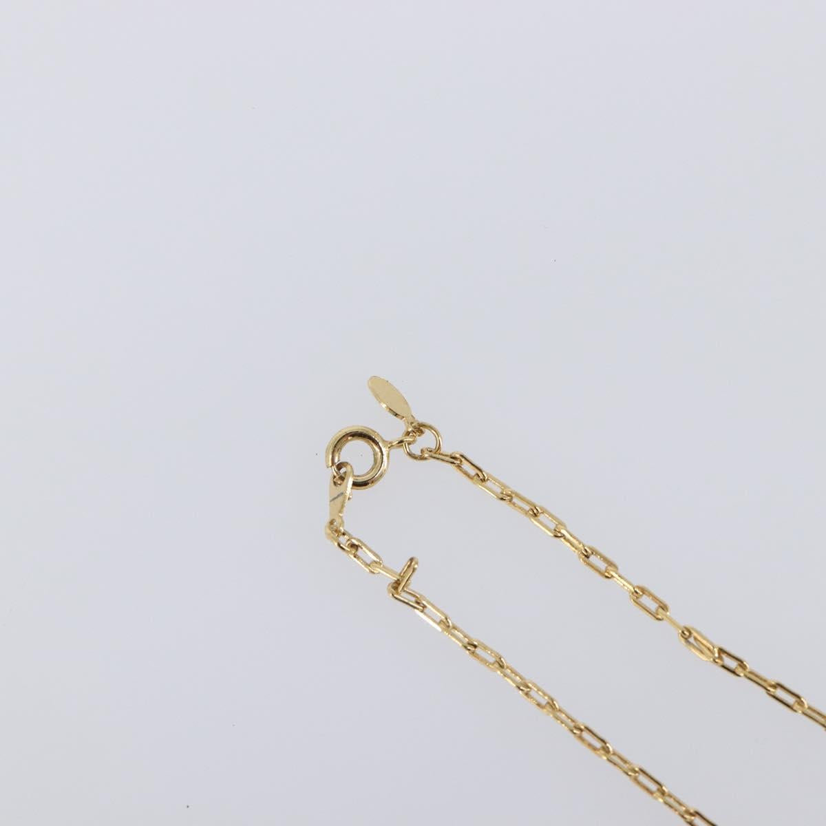 GIVENCHY Necklace Metal 4 Set Gold Tone Auth SW2857
