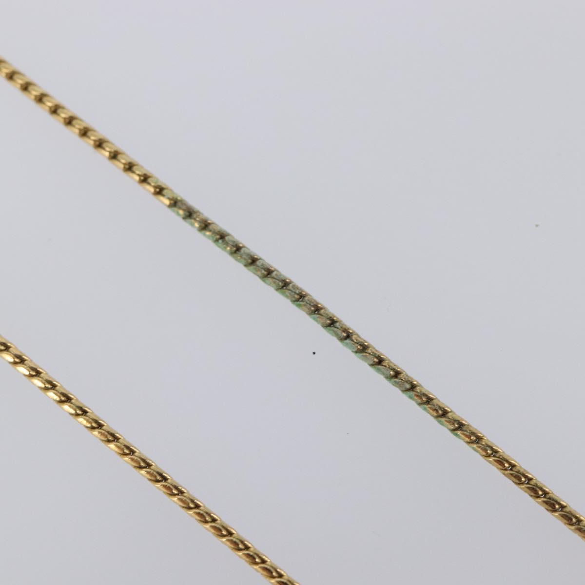 GIVENCHY Necklace Metal 4 Set Gold Tone Auth SW2857