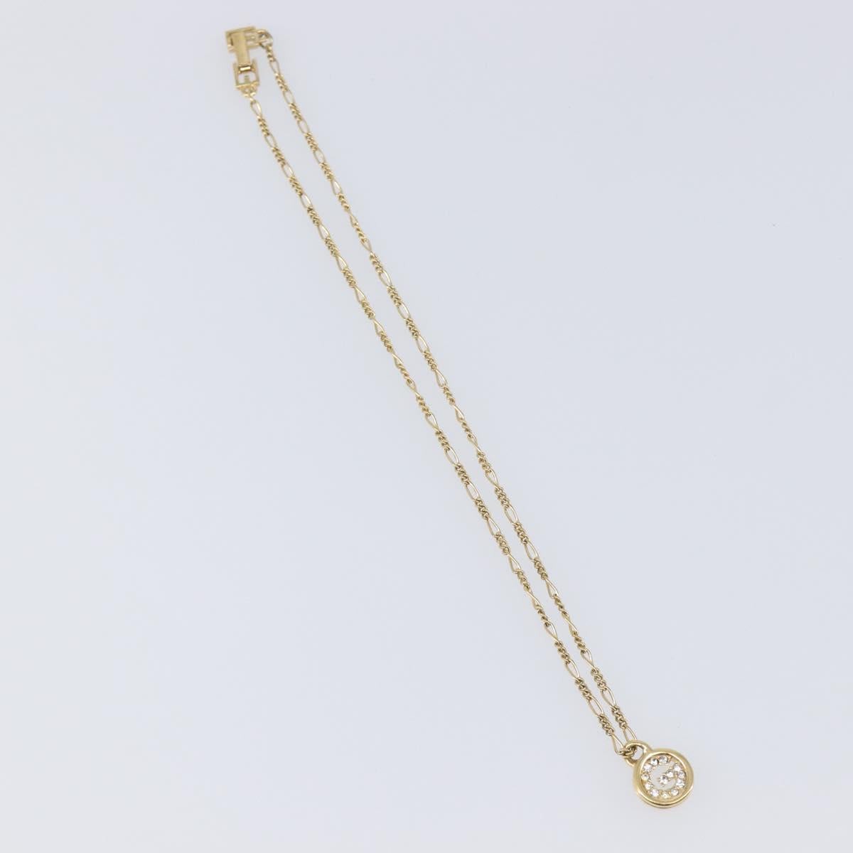 GIVENCHY Necklace Metal 4 Set Gold Tone Auth SW2857