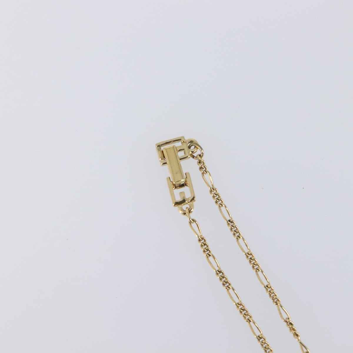 GIVENCHY Necklace Metal 4 Set Gold Tone Auth SW2857