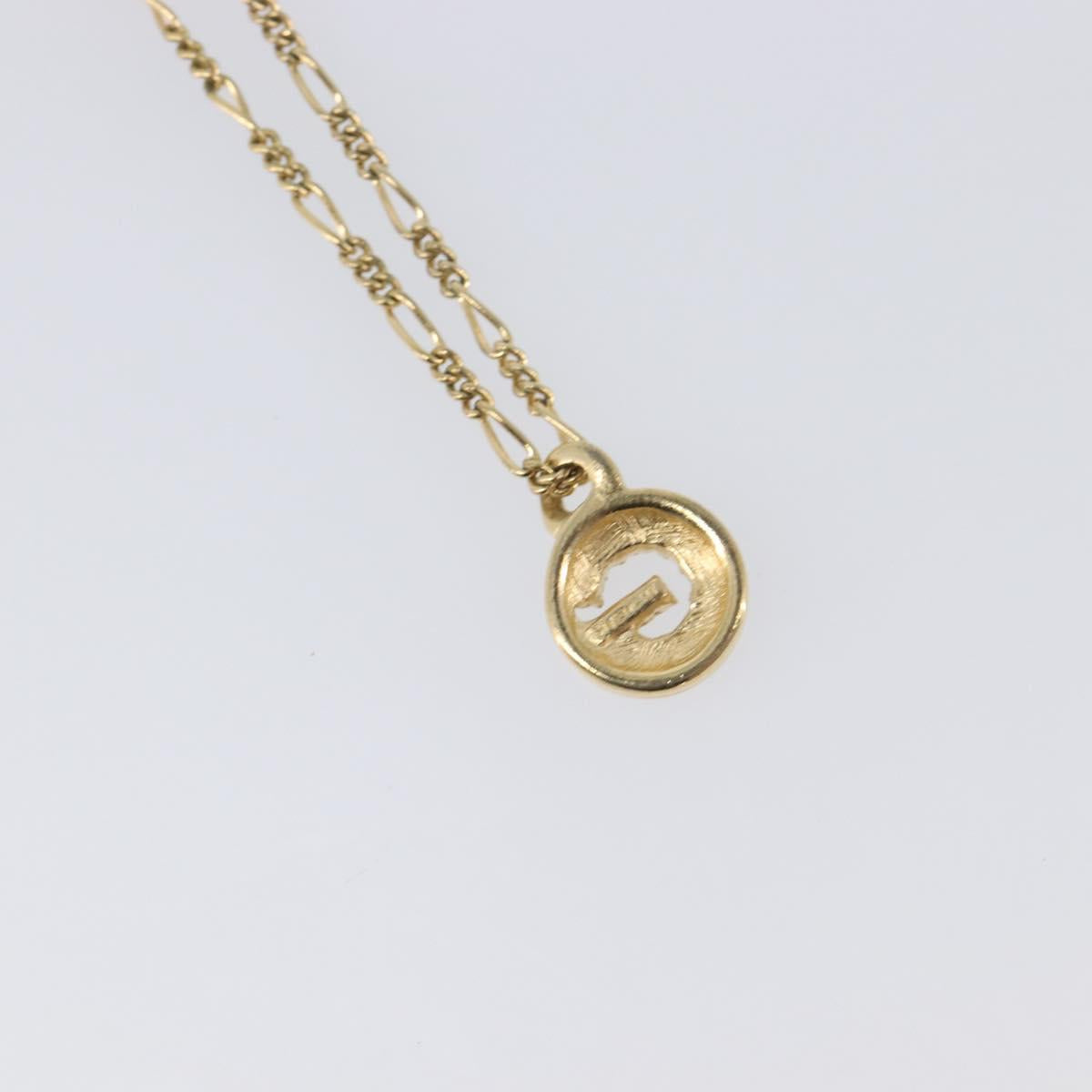 GIVENCHY Necklace Metal 4 Set Gold Tone Auth SW2857