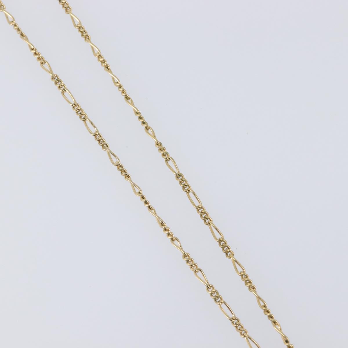 GIVENCHY Necklace Metal 4 Set Gold Tone Auth SW2857