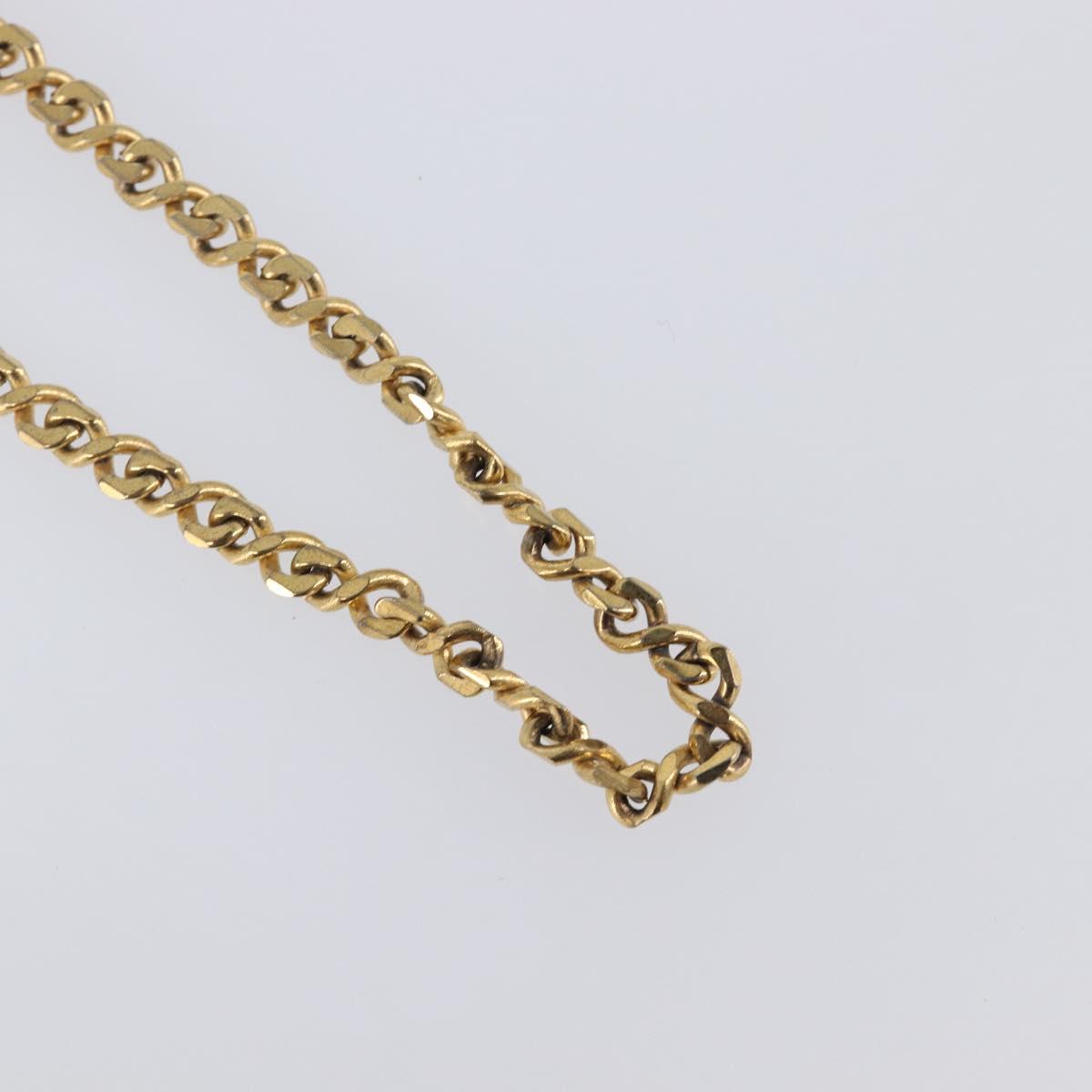 GIVENCHY Necklace Metal 4 Set Gold Tone Auth SW2857
