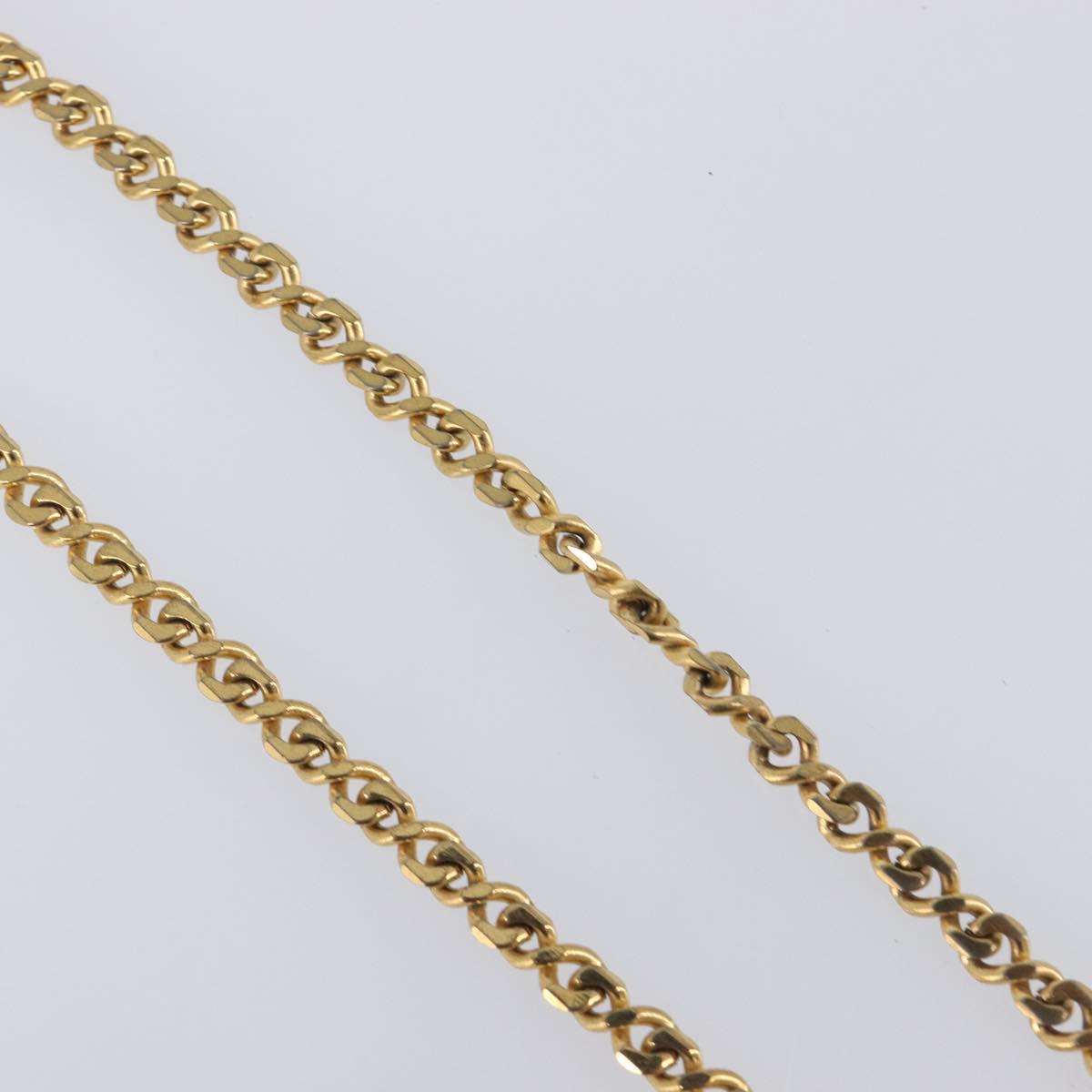 GIVENCHY Necklace Metal 4 Set Gold Tone Auth SW2857