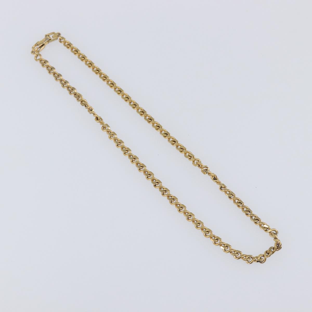 GIVENCHY Necklace Metal 4 Set Gold Tone Auth SW2857