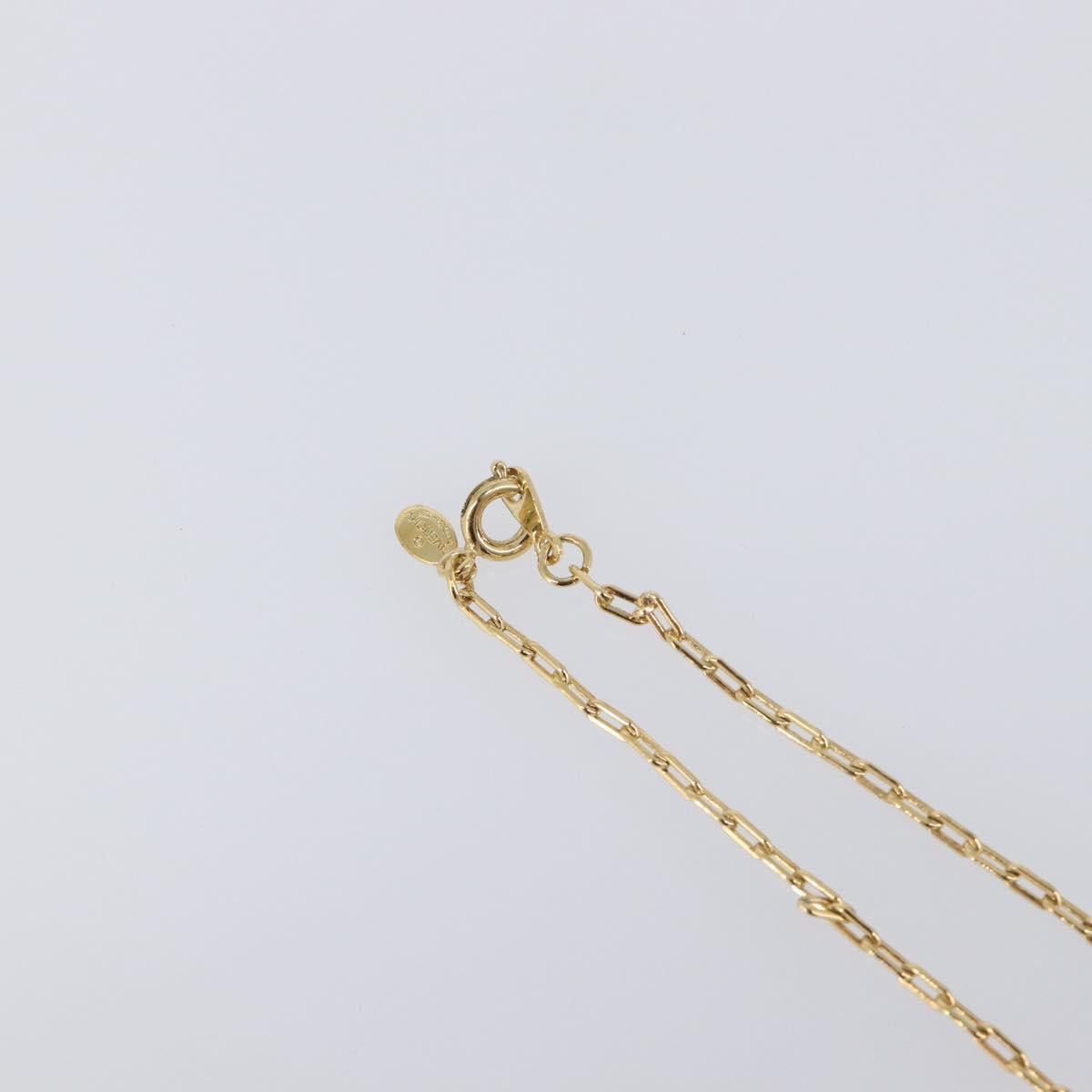 GIVENCHY Necklace Metal 4 Set Gold Tone Auth SW2857