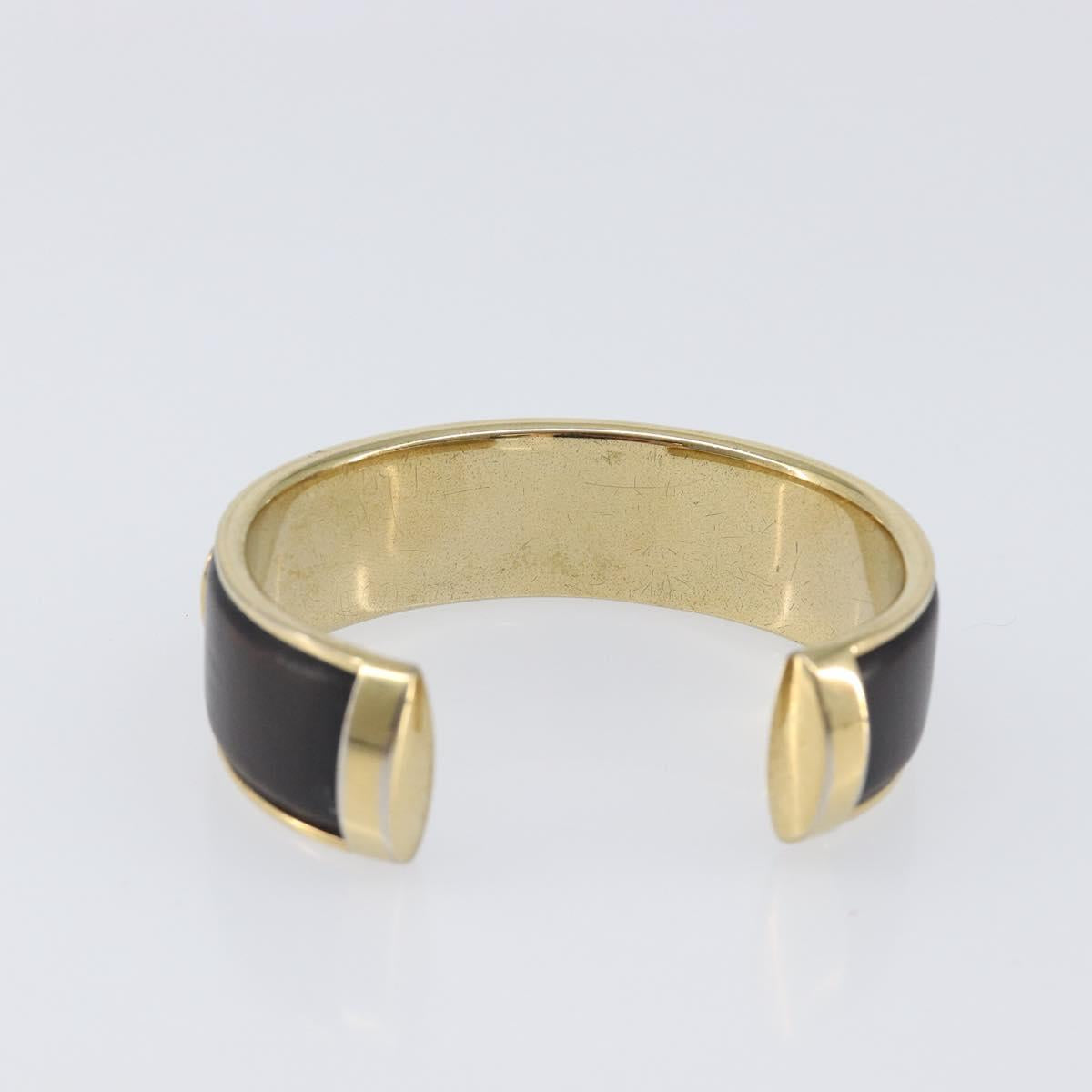 Salvatore Ferragamo Bangle Metal 2 Set Silver Black Auth SW2865