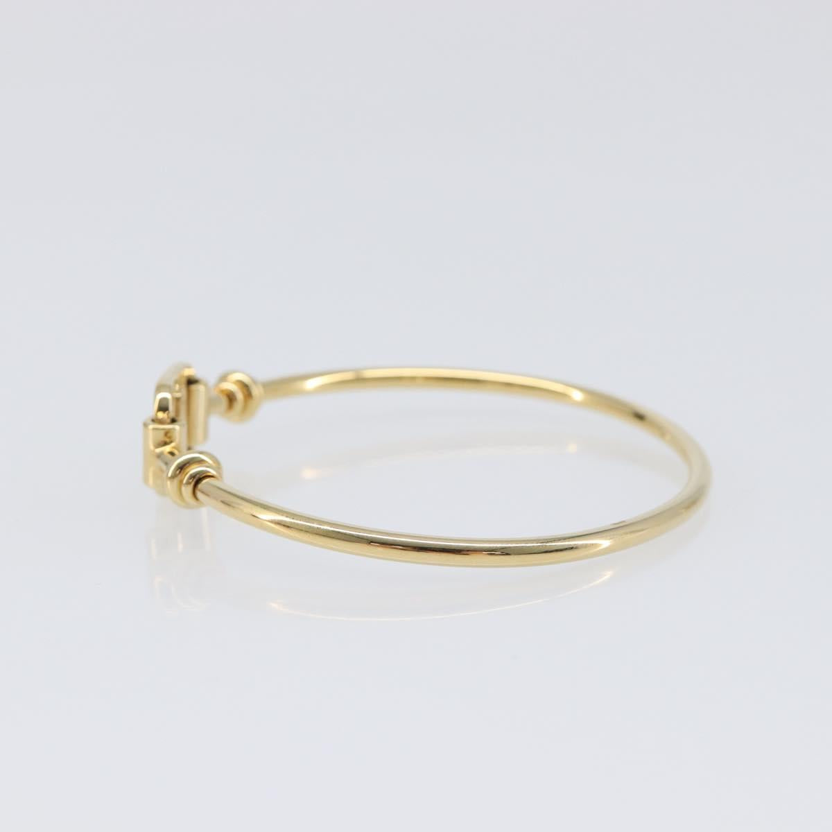Salvatore Ferragamo Vala Bracelet Metal Gold Tone Auth SW2869V
