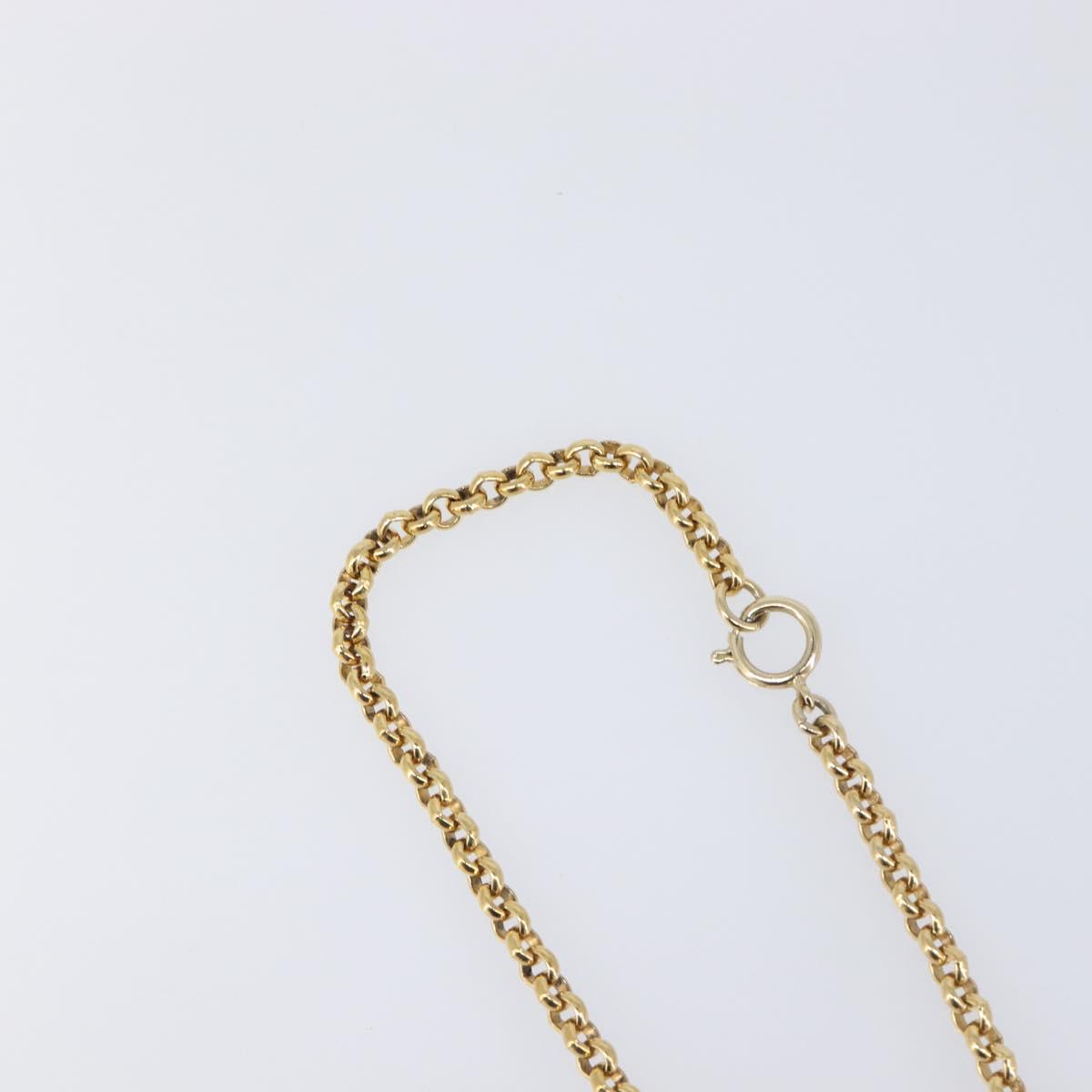 Salvatore Ferragamo Choker Necklace Metal 3 Set Gold Tone Auth SW2871