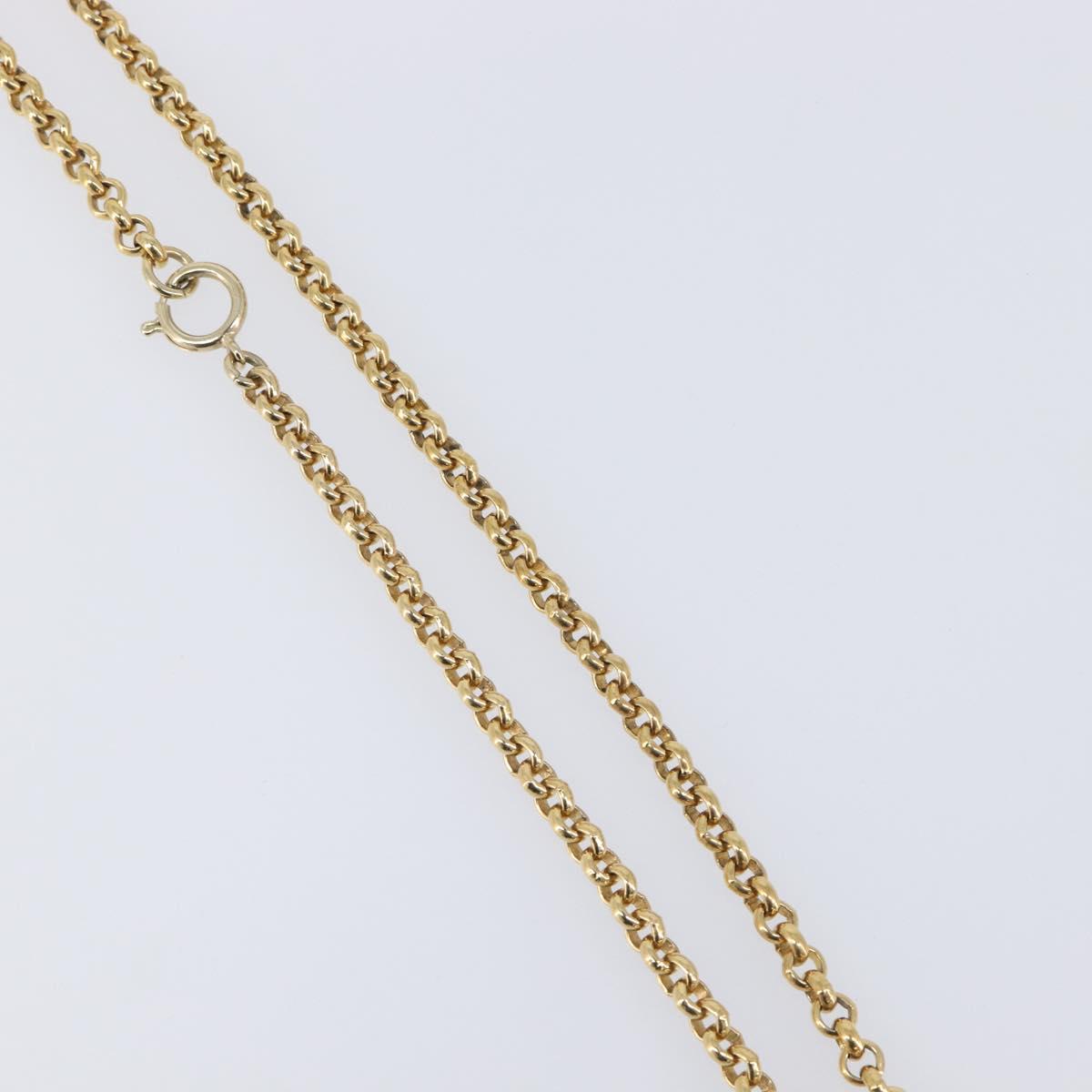 Salvatore Ferragamo Choker Necklace Metal 3 Set Gold Tone Auth SW2871