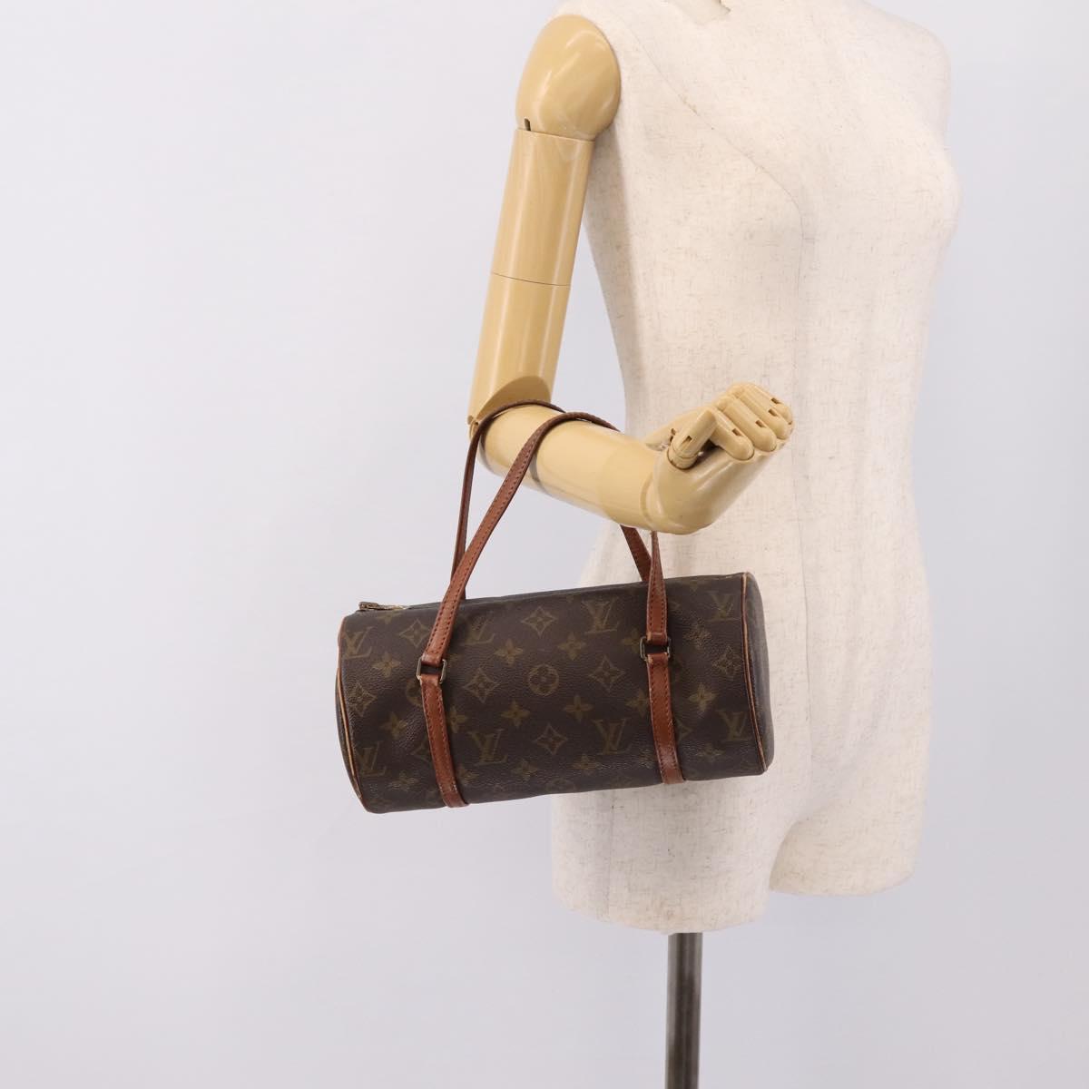 LOUIS VUITTON Monogram Papillon 26 Hand Bag Vintage M51366 LV Auth SW2887