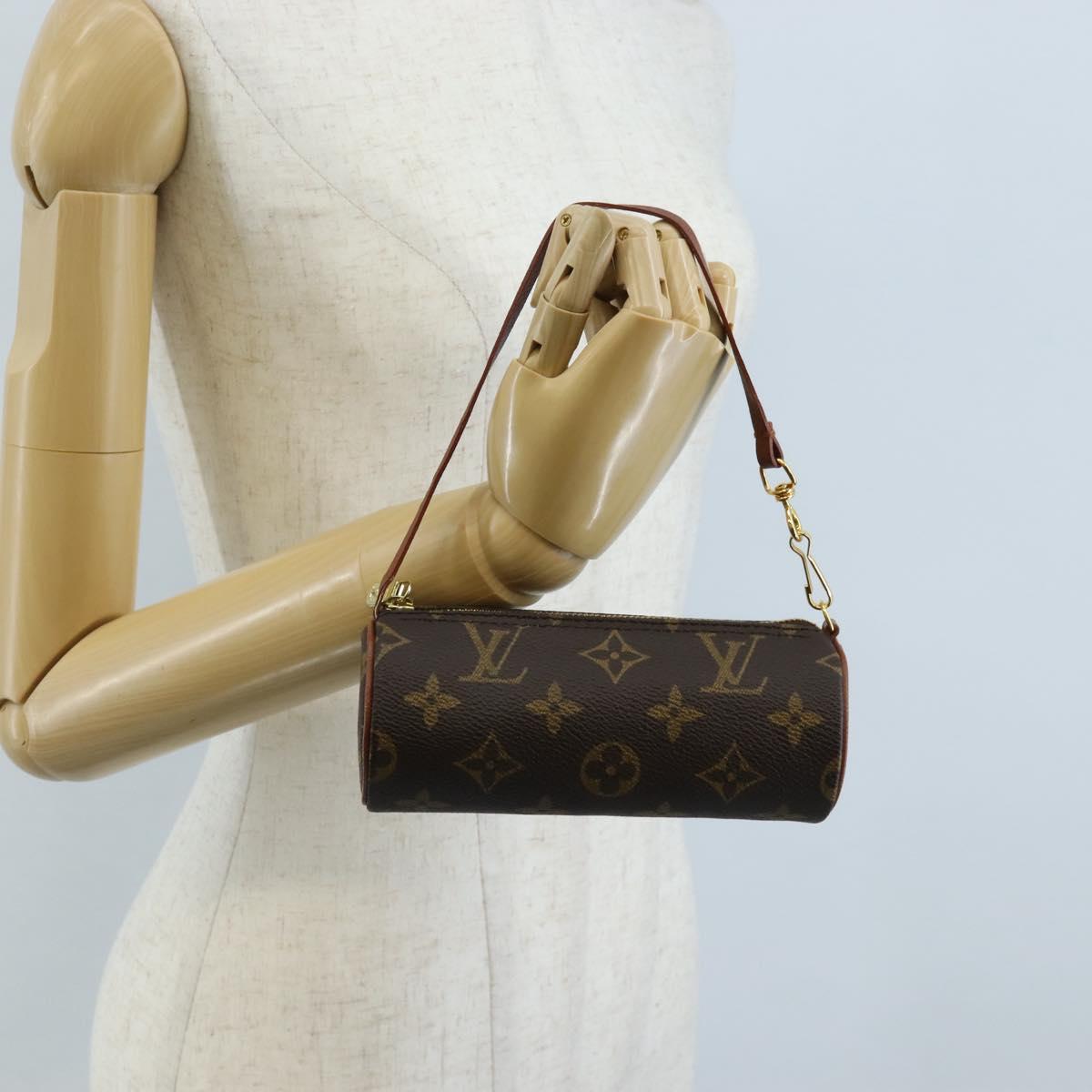LOUIS VUITTON Monogram Papillon Pouch Pouch LV Auth SW2888V
