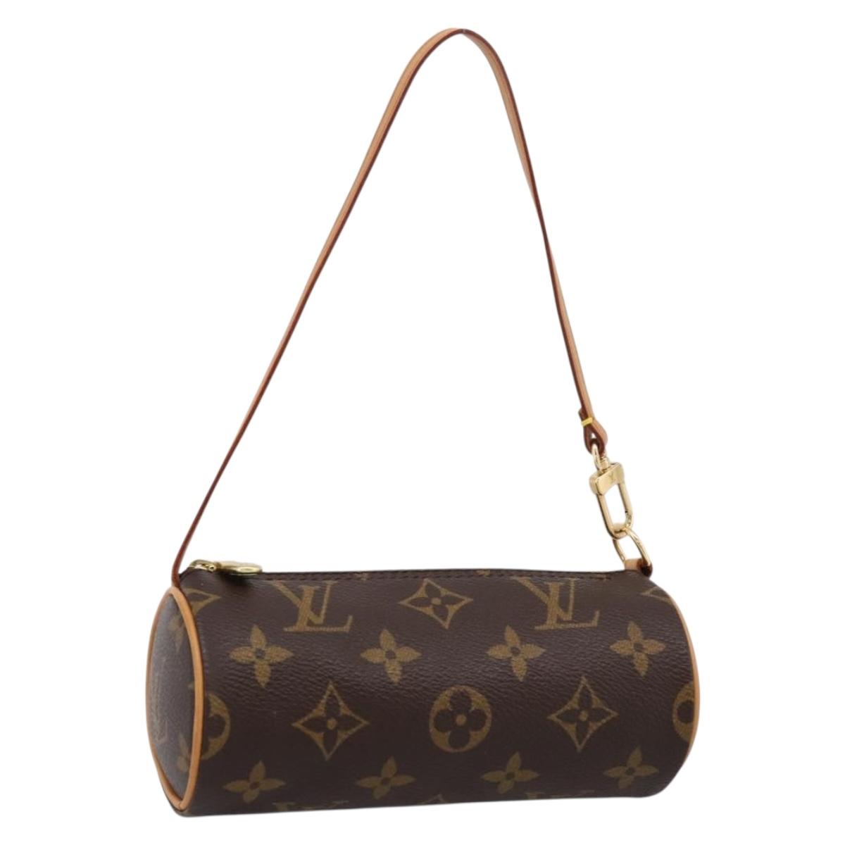 LOUIS VUITTON Monogram Papillon Pouch Pouch LV Auth SW2891V
