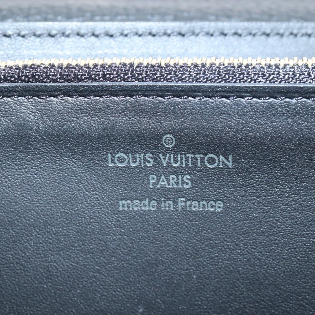 LOUIS VUITTON Portefeuille Capsine Taurillon Black Gold M64551 LV Auth SW2905SAM