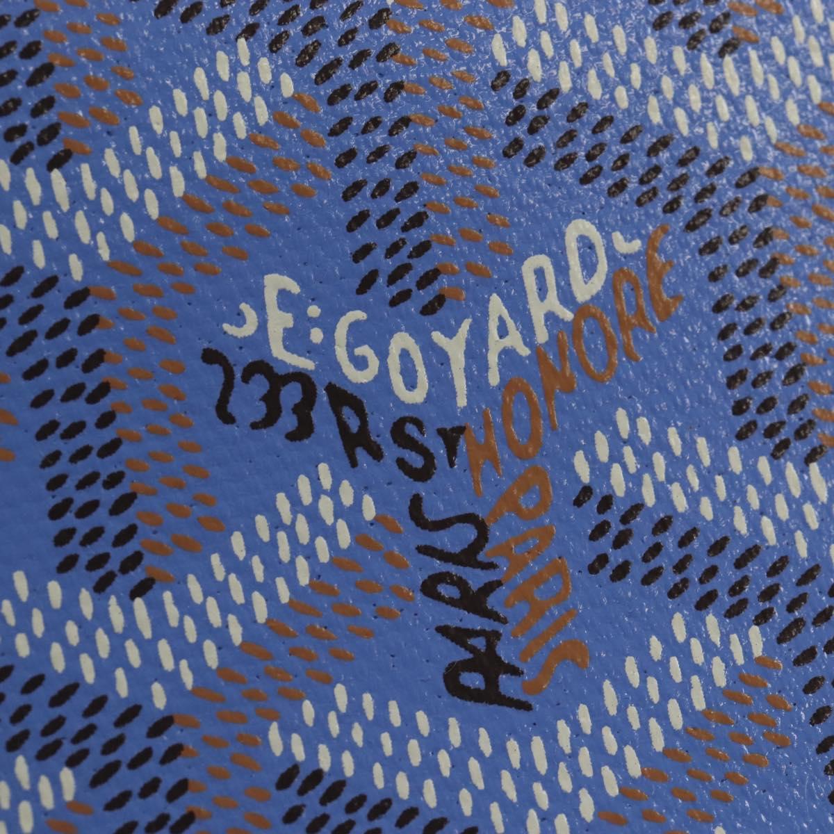 Goyard Herringbone Plumet Pouch Wallet Limited Color of 2025 Iris Auth SW2906SM