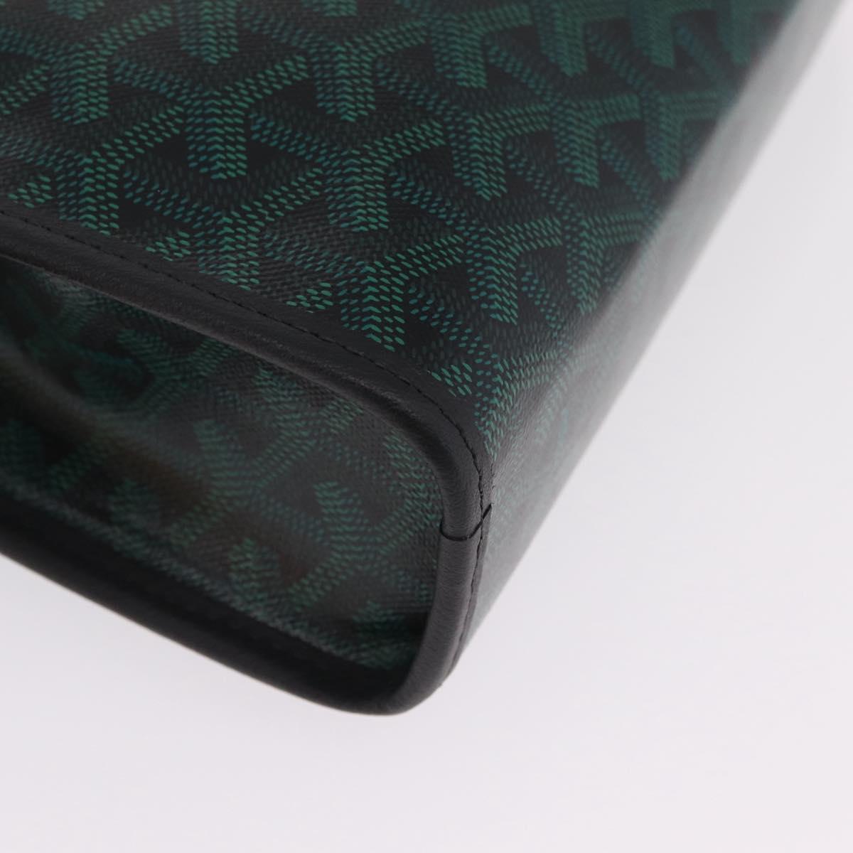 Goyard Herringbone Juvans MM Bag Limited Color of 2026 Evergreen Auth SW2909SM