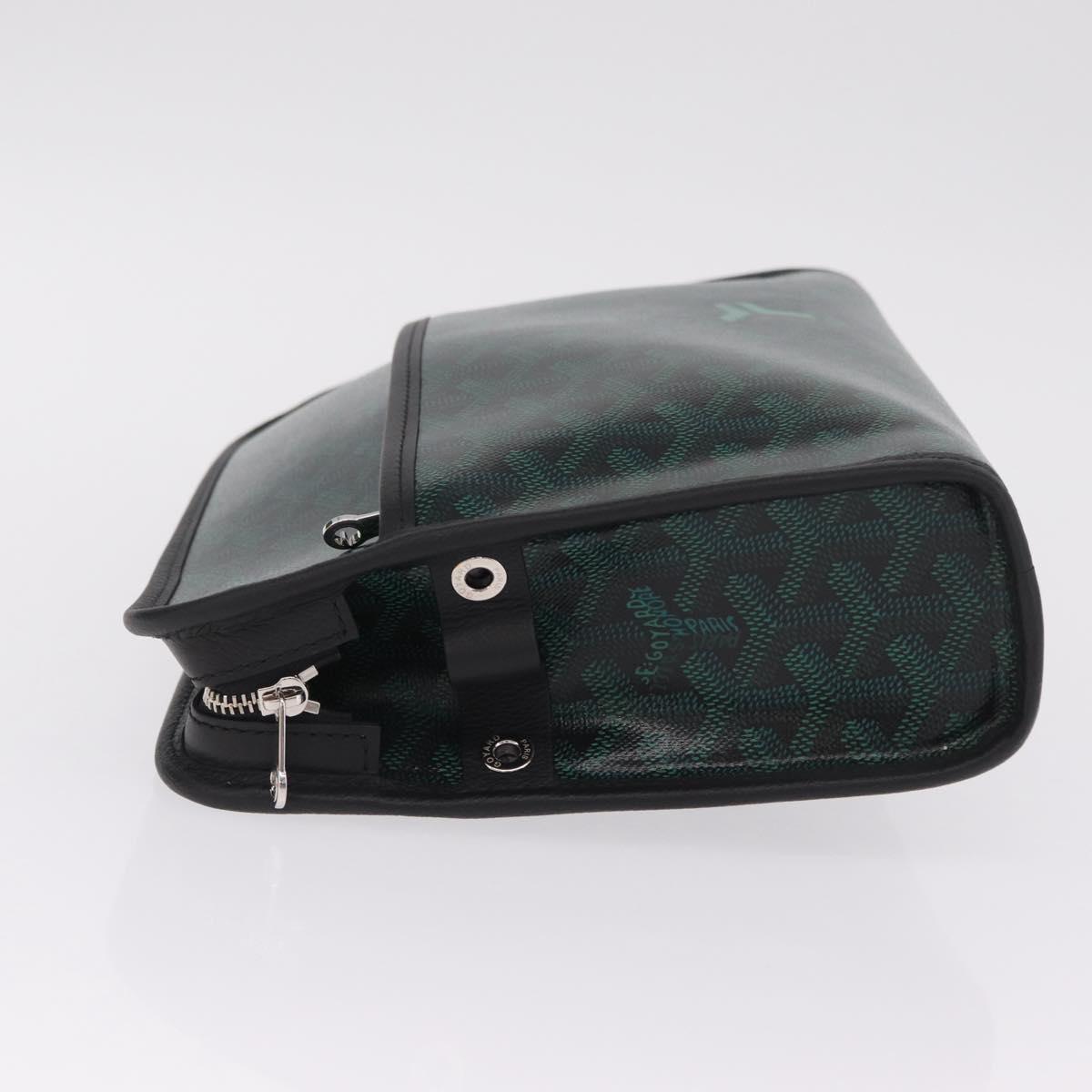 Goyard Herringbone Juvans MM Bag Limited Color of 2026 Evergreen Auth SW2909SM