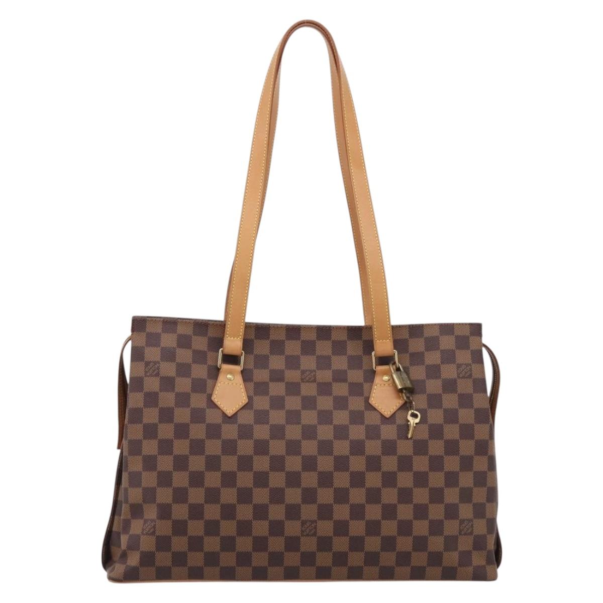 LOUIS VUITTON Damier Ebene Colombine Bag 100th anniversary N99037 Auth SW2915V