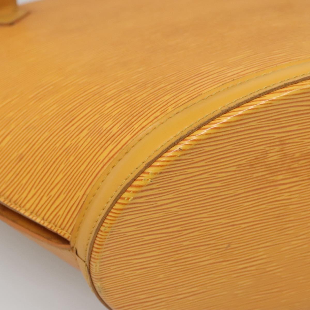 LOUIS VUITTON Epi Saint Jacques Shopping Shoulder Bag Yellow M52269 Auth sw321