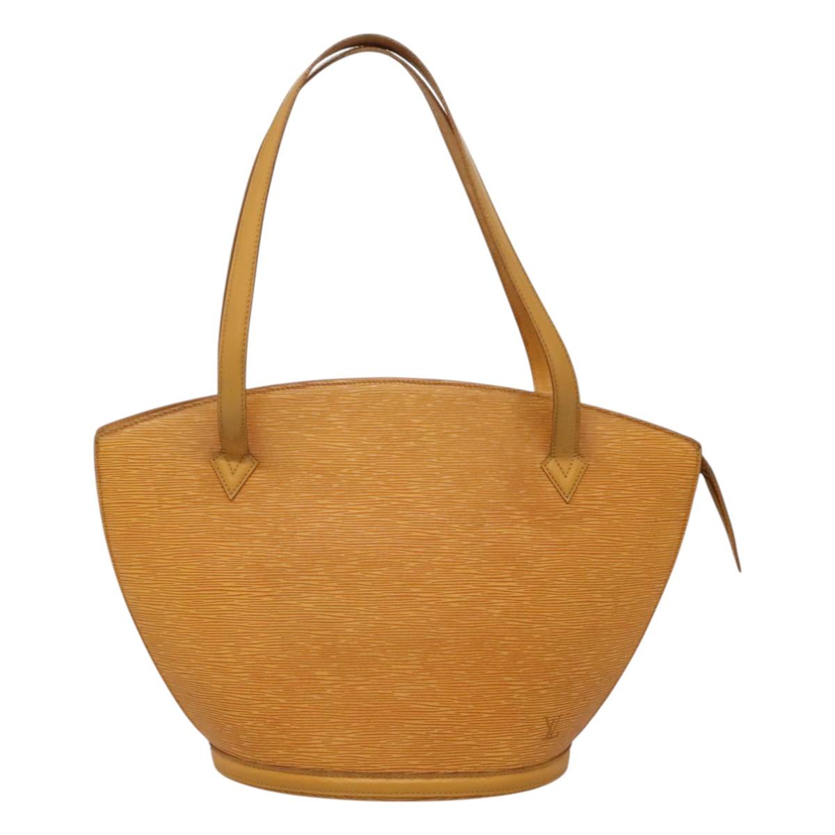 LOUIS VUITTON Epi Saint Jacques Shopping Shoulder Bag Yellow M52269 Auth sw321