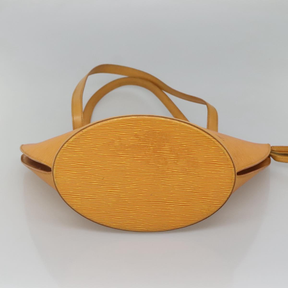 LOUIS VUITTON Epi Saint Jacques Shopping Shoulder Bag Yellow M52269 Auth sw321
