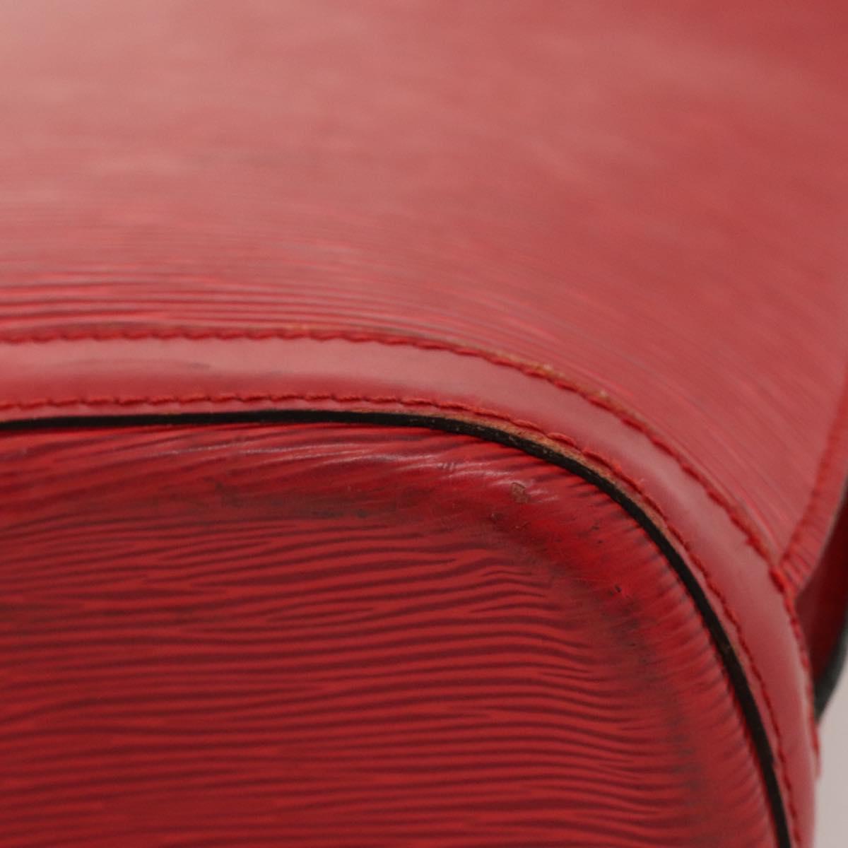 LOUIS VUITTON Epi Lussac Shoulder Bag Red M52287 LV Auth sw322