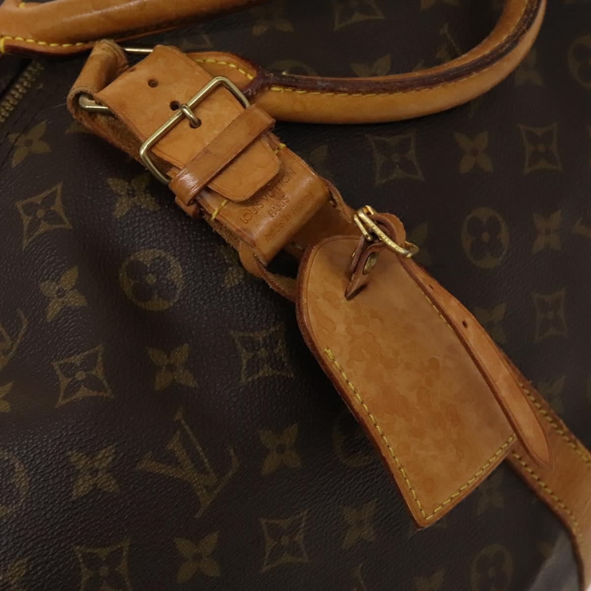 LOUIS VUITTON Monogram Keepall Bandouliere 60 Boston Bag M41412 LV Auth sw329