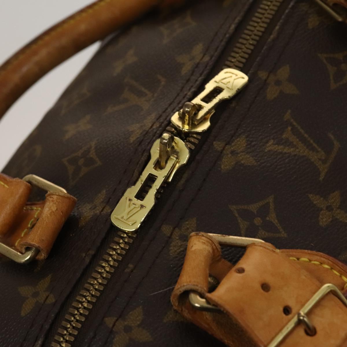 LOUIS VUITTON Monogram Keepall Bandouliere 60 Boston Bag M41412 LV Auth sw329
