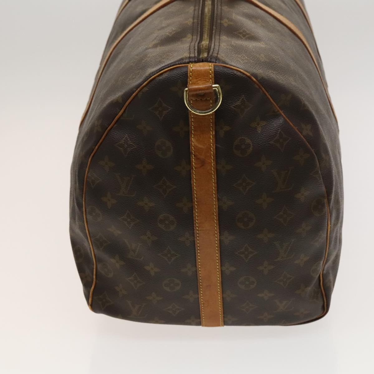 LOUIS VUITTON Monogram Keepall Bandouliere 60 Boston Bag M41412 LV Auth sw329