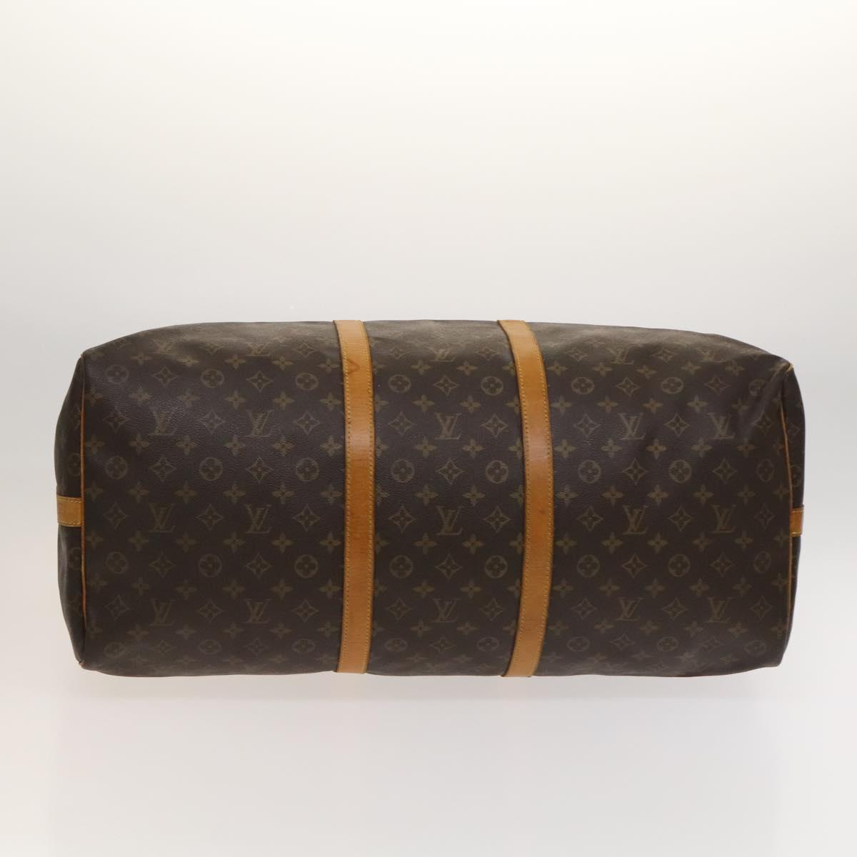 LOUIS VUITTON Monogram Keepall Bandouliere 60 Boston Bag M41412 LV Auth sw329