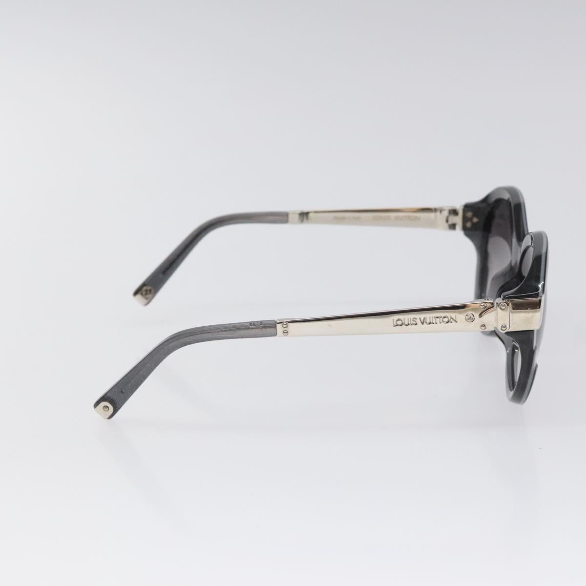 LOUIS VUITTON Petite Spencer Cat Eye Sunglasses plastic Black Z0489E Auth sw370