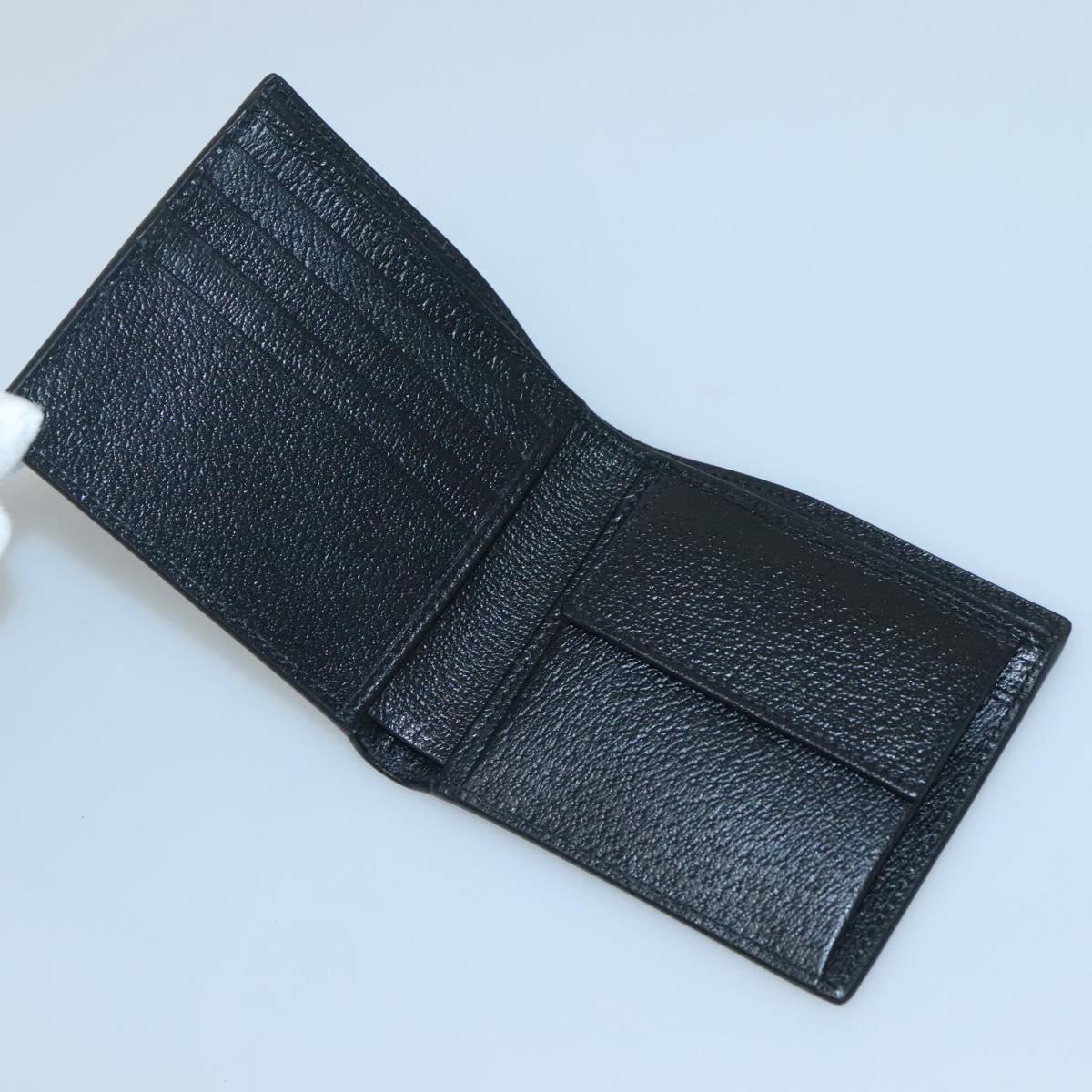 GUCCI GG Canvas Off The Grid Bifold Wallet Black Beige 625574 Auth sw410