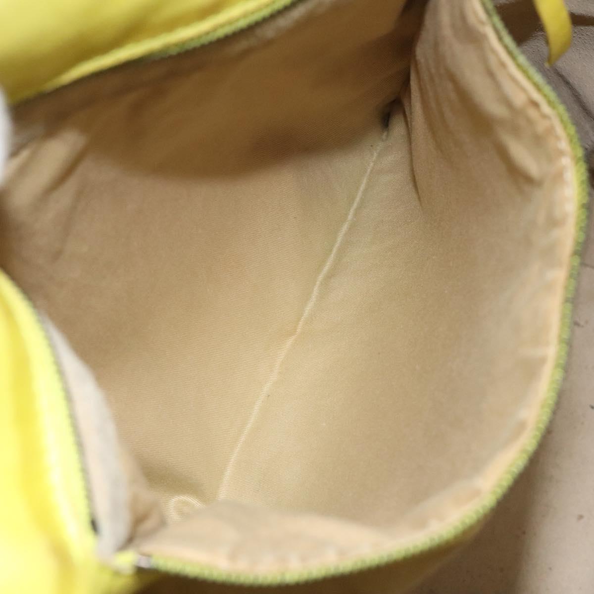 BOTTEGA VENETA Hand Bag Leather Yellow 131673 Auth sw416