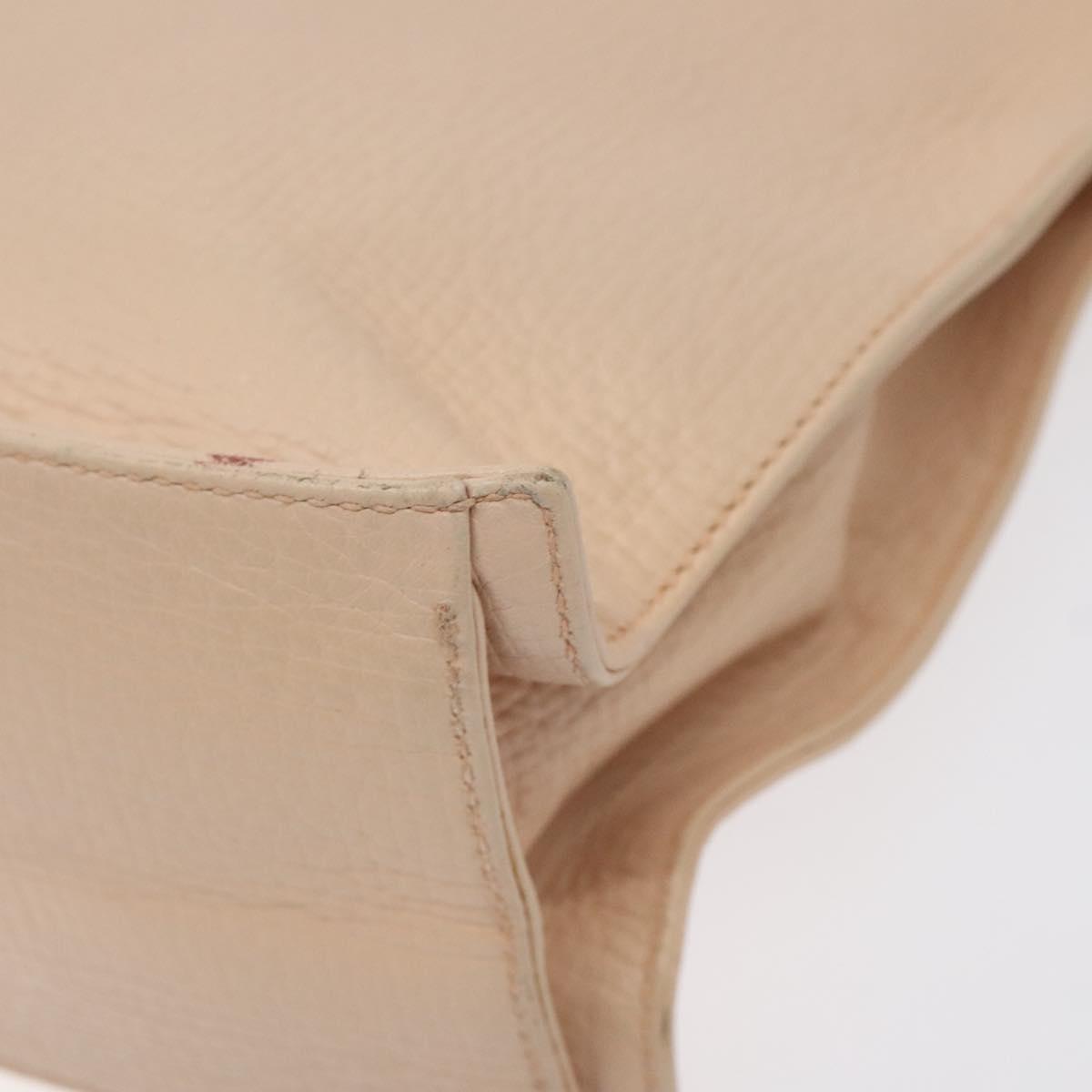 LOEWE Shoulder Bag Leather Pink Auth sw433