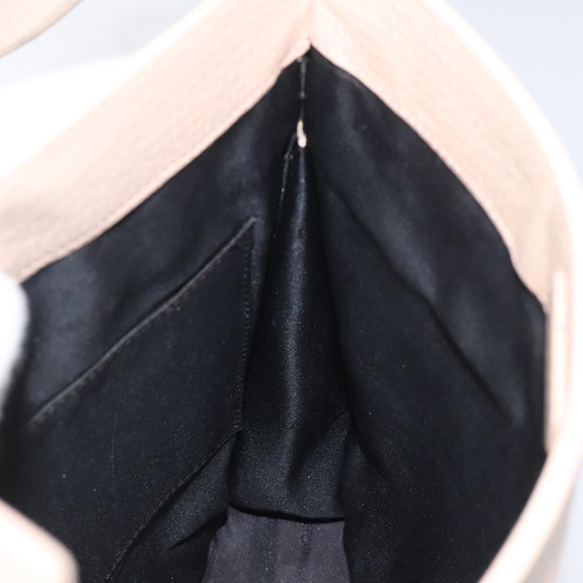 LOEWE Shoulder Bag Leather Pink Auth sw433