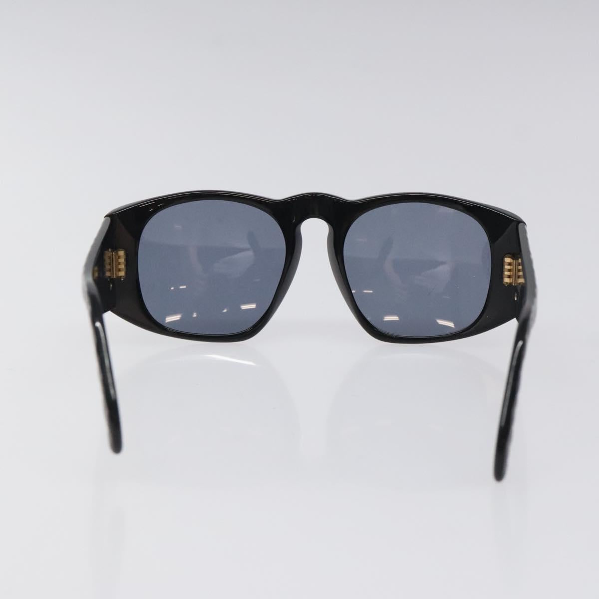 CHANEL Sunglasses plastic Black CC Auth sw482