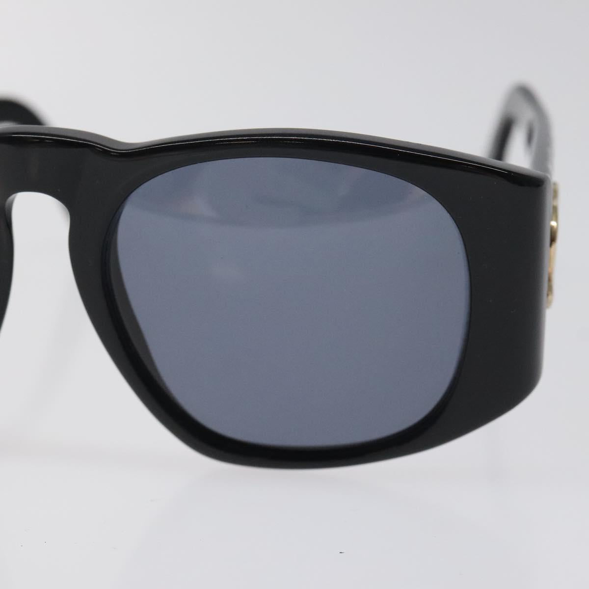CHANEL Sunglasses plastic Black CC Auth sw482