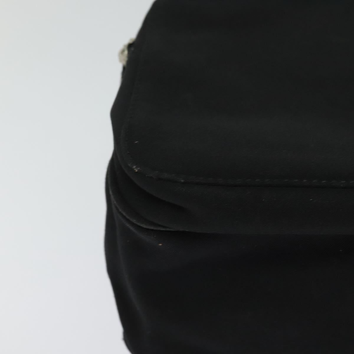 Salvatore Ferragamo Vala Chain Backpack Canvas Black Auth sw532