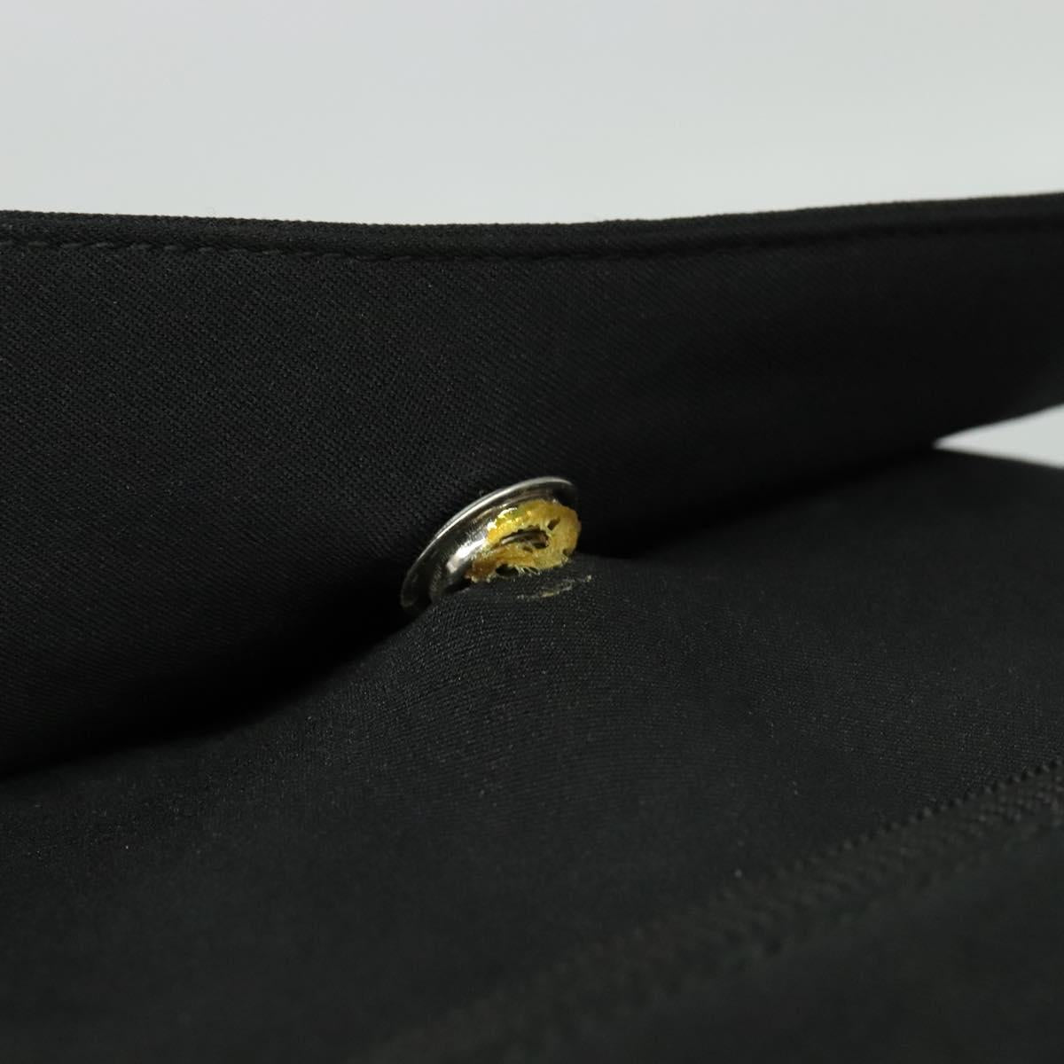 Salvatore Ferragamo Vala Chain Backpack Canvas Black Auth sw532