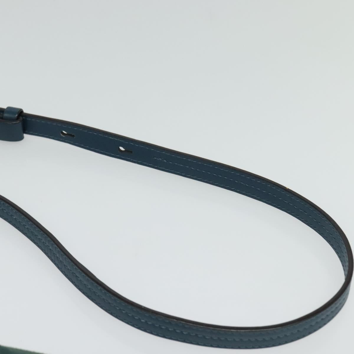 Chloe Fay Shoulder Bag Suede Leather Turquoise Blue Auth sw535