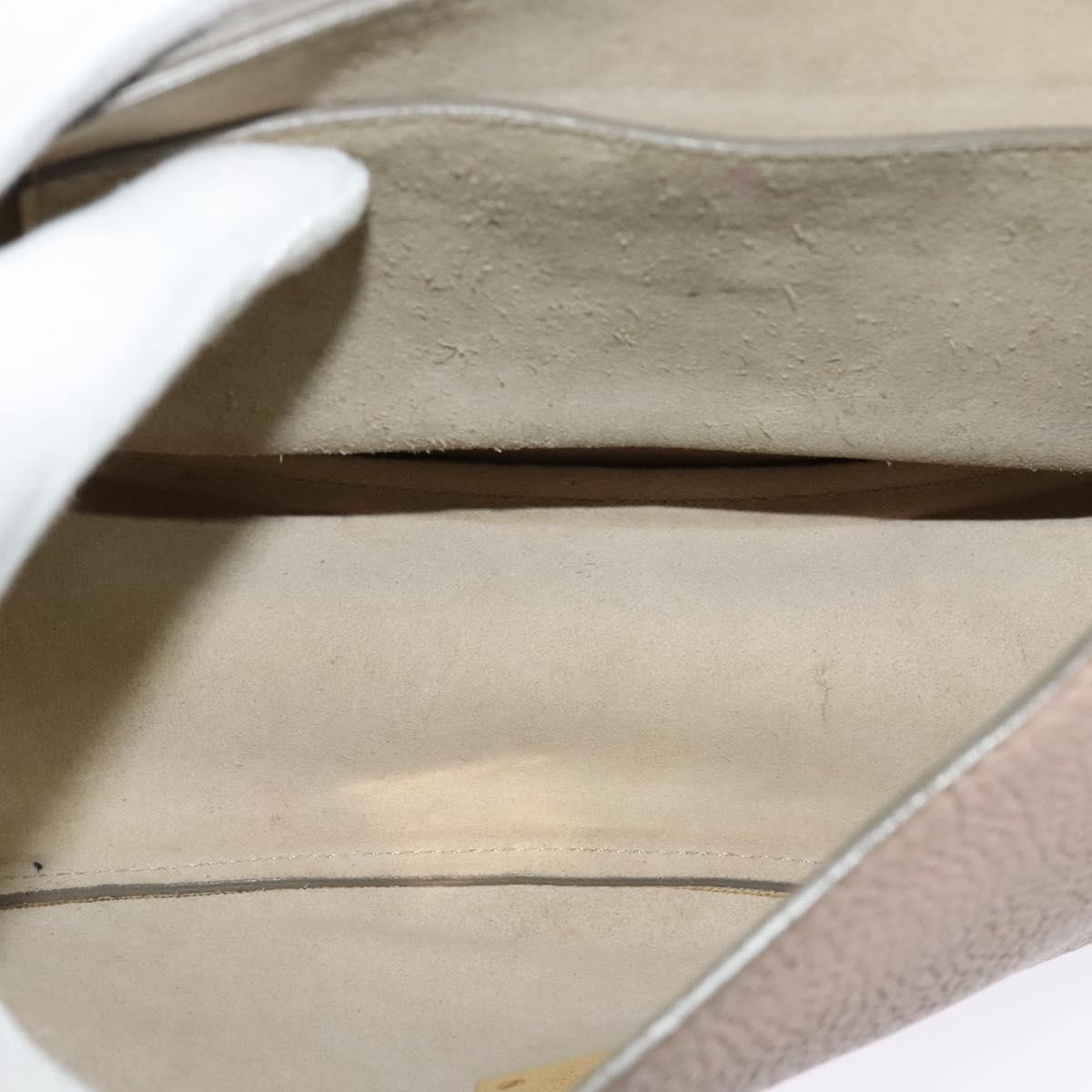 Chloe Chain Drew Shoulder Bag Leather Pink Gold Auth sw539