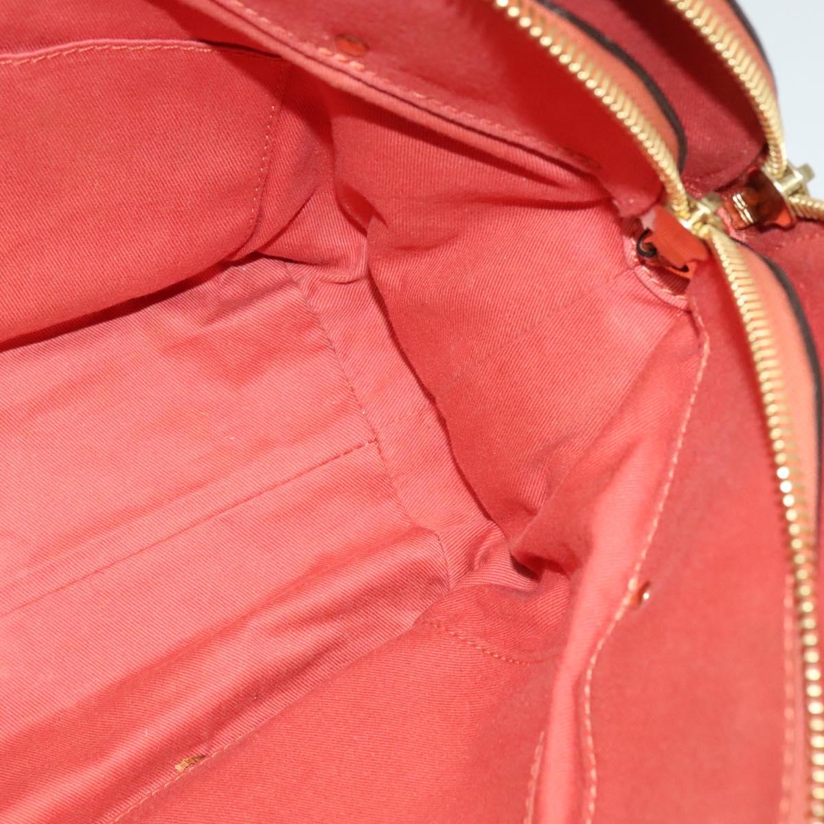 Chloe Angie Hand Bag Leather 2way Pink Gold Auth sw569