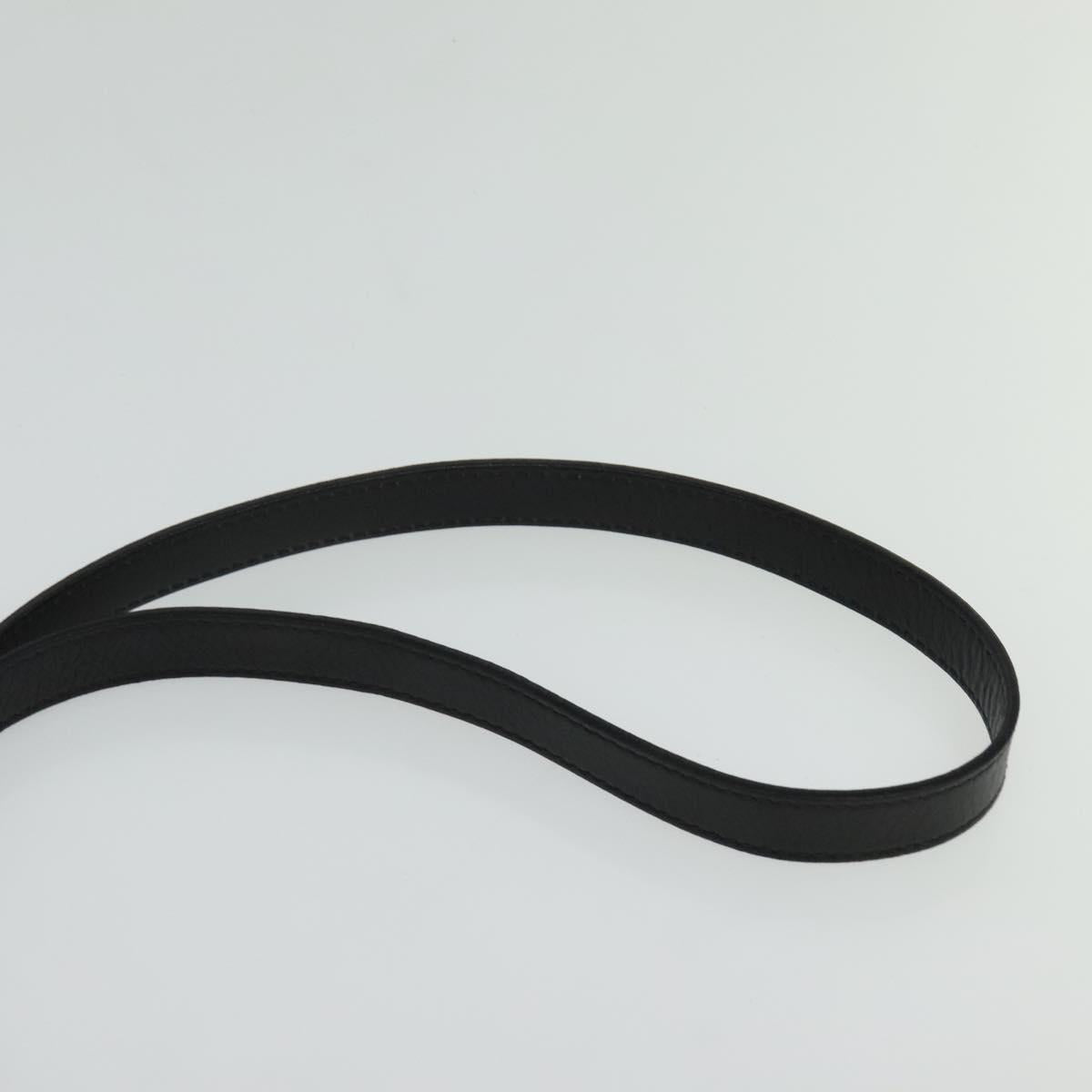 Chloe Curtis Shoulder Bag Suede Black Gold Auth sw587