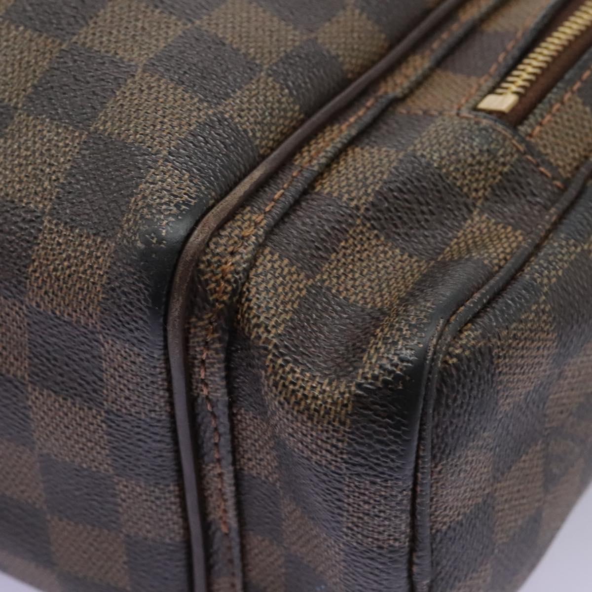 LOUIS VUITTON Damier Ebene Reporter Melville Shoulder Bag N51126 LV Auth sw611