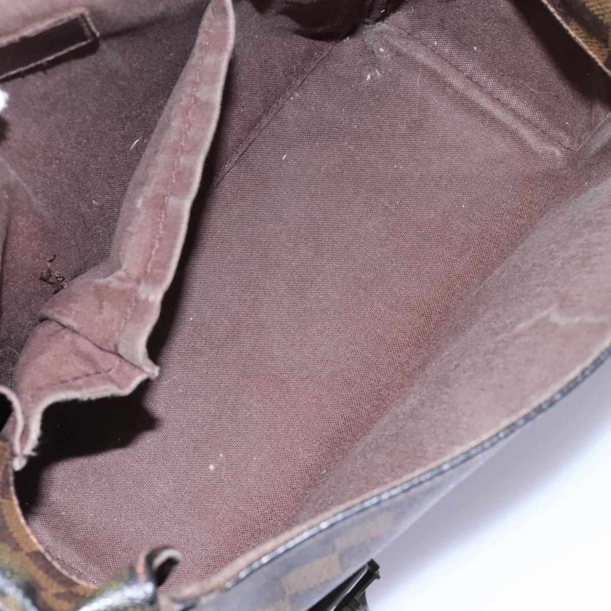 LOUIS VUITTON Damier Ebene Reporter Melville Shoulder Bag N51126 LV Auth sw611