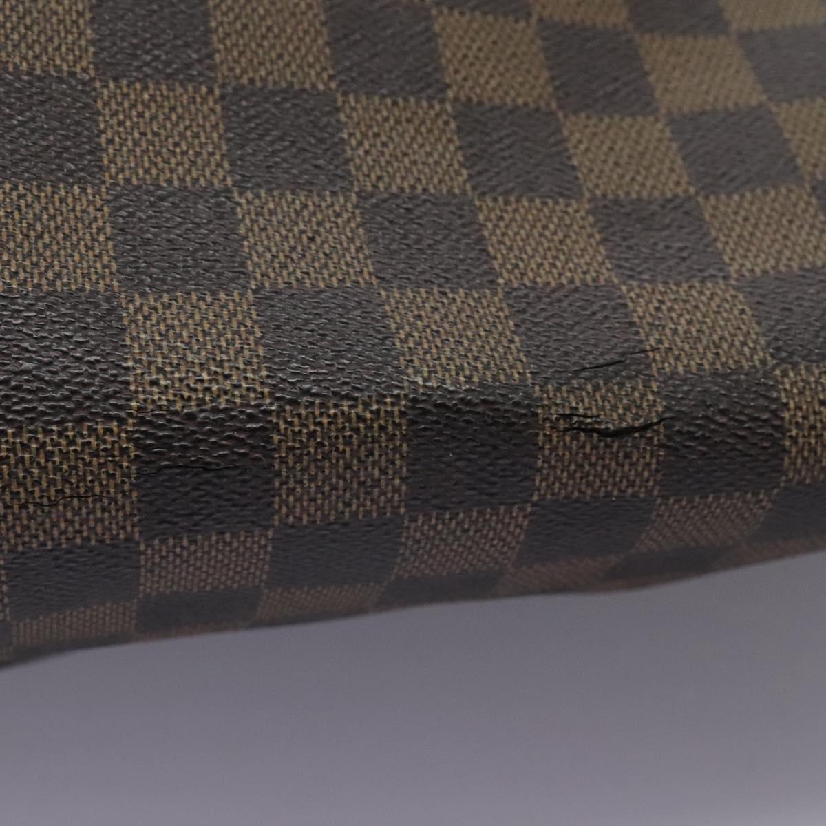 LOUIS VUITTON Damier Ebene Reporter Melville Shoulder Bag N51126 LV Auth sw611