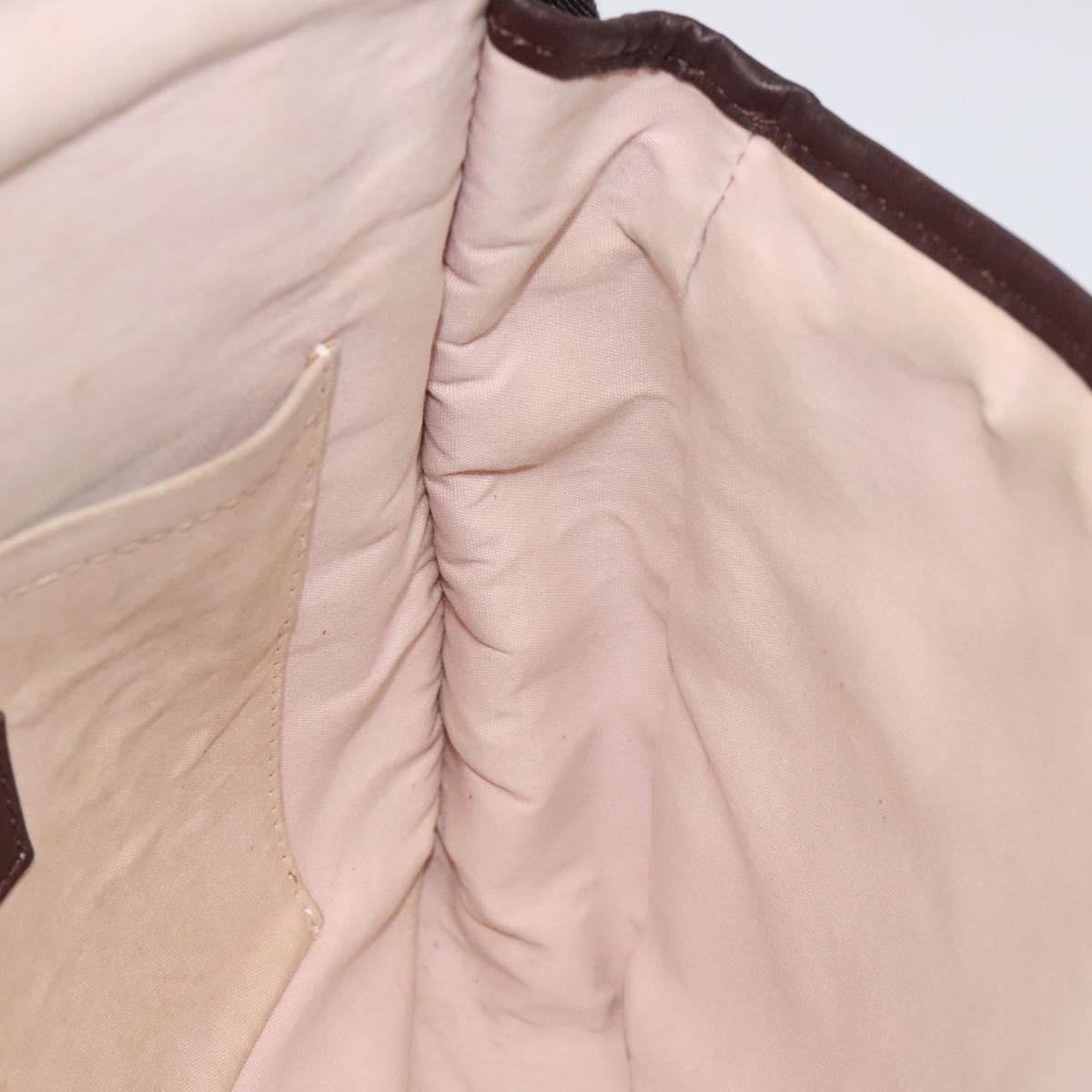 LOUIS VUITTON Monogram Mini Belanger Shoulder Bag Red M92171 LV Auth sw667