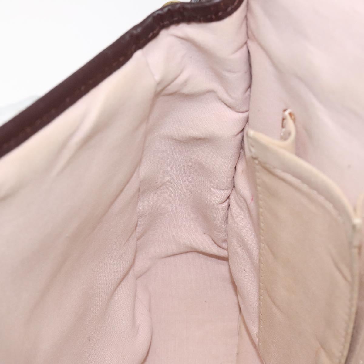 LOUIS VUITTON Monogram Mini Belanger Shoulder Bag Red M92171 LV Auth sw667