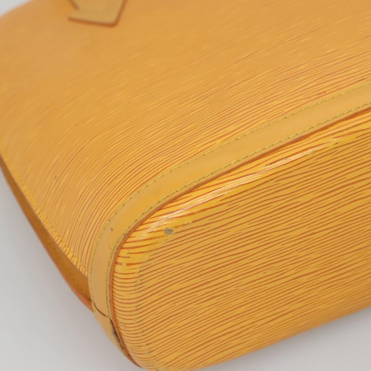 LOUIS VUITTON Epi Lussac Shoulder Bag Yellow M52289 LV Auth sw668