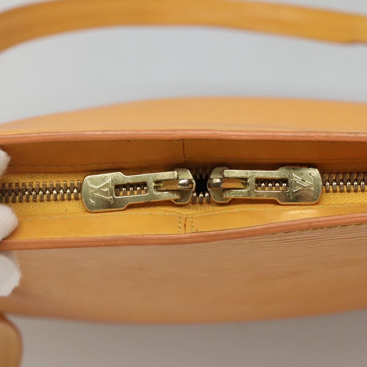 LOUIS VUITTON Epi Lussac Shoulder Bag Yellow M52289 LV Auth sw668